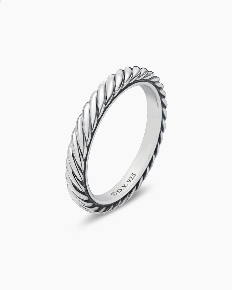 Cable Collectibles® Stack Ring Sterling Silver, 3mm