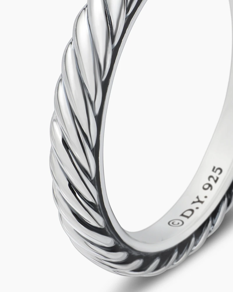 Cable Collectibles® Stack Ring Sterling Silver, 3mm