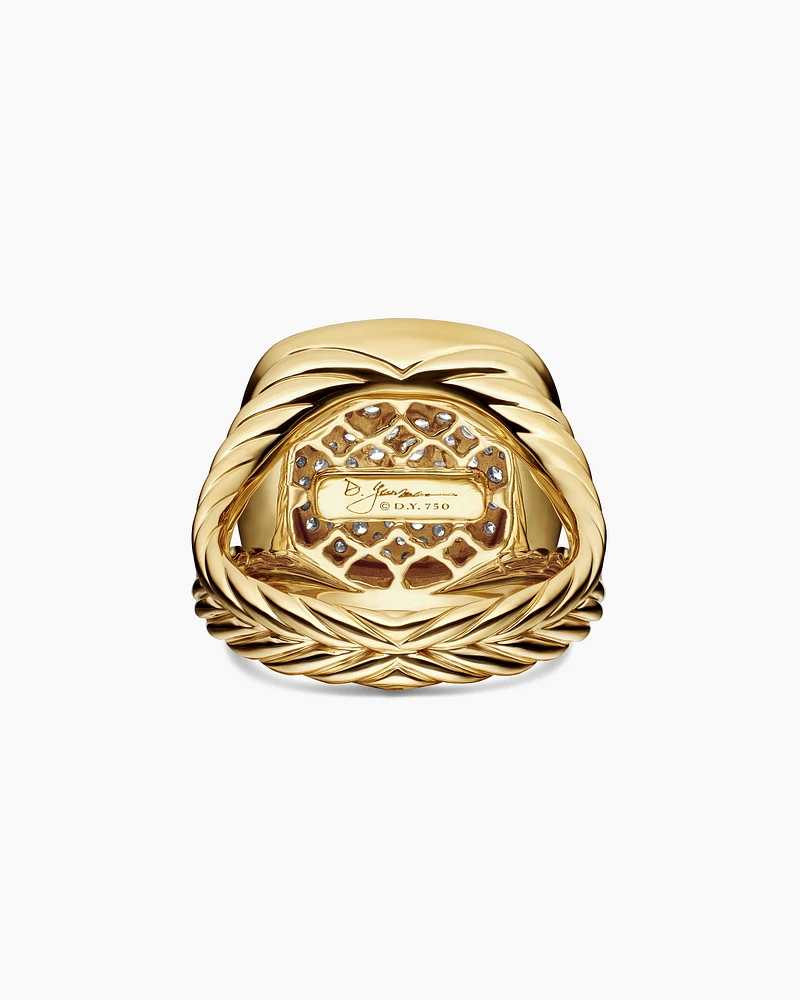 Albion Ring in 18K Yellow Gold with Diamonds