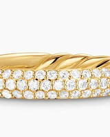 DY Mercer® Pavé Band Ring 18K Yellow Gold with Diamonds, 3.7mm