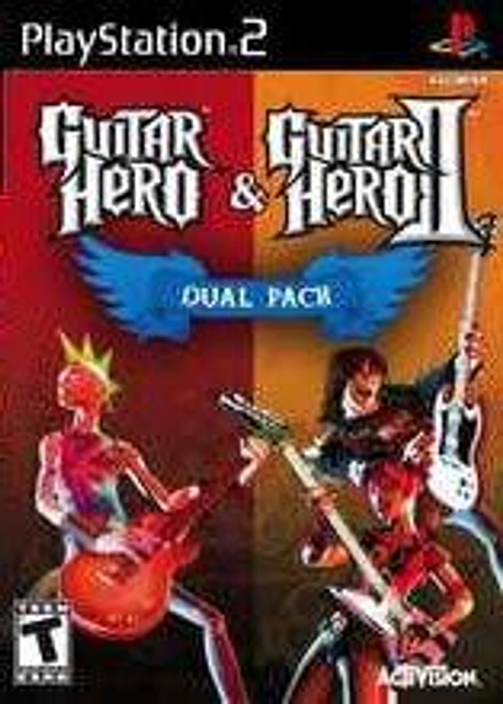 Guitar Hero & Guitar Hero II(2CD- PlayStation 2