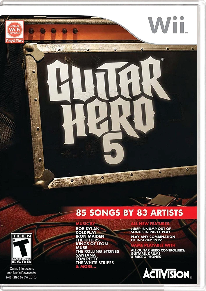Guitar Hero 5 Game Only - Nintendo Wii