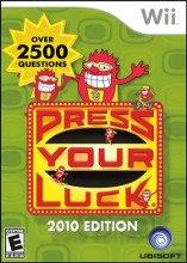 Press Your Luck 2010 Edition - Nintendo Wii