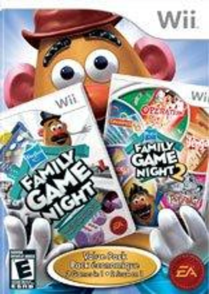 Hasbro Family Game Night 1 and 2 Bundle