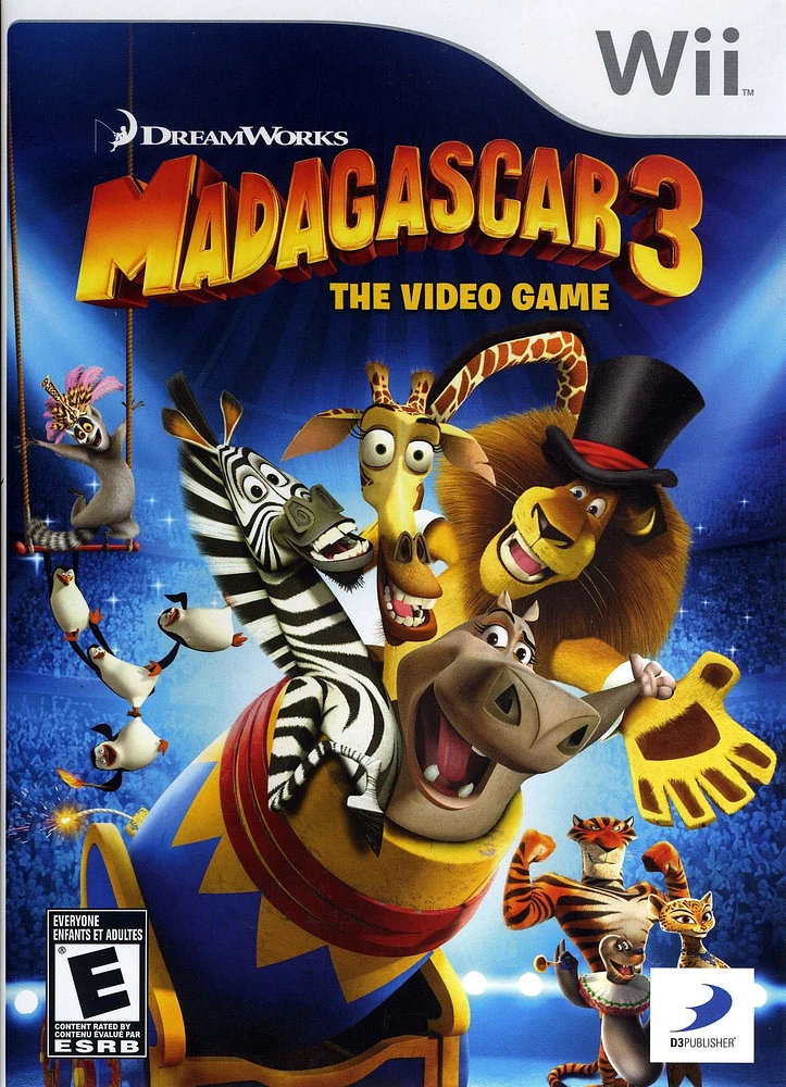 Madagascar 3 The Video Game - Nintendo Wii - Nintendo Wii