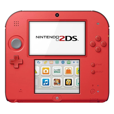 Nintendo 2DS Handheld Console Crimson Red