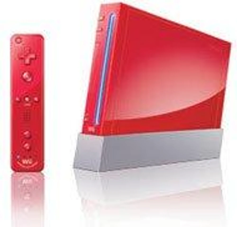 Nintendo Wii with Motion Plus Red