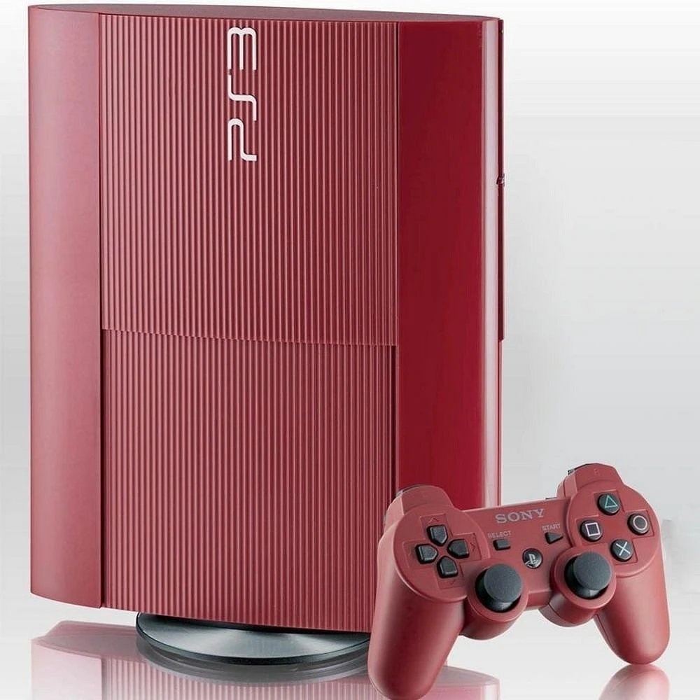 Sony PlayStation 3 Super Slim Console Red 500GB