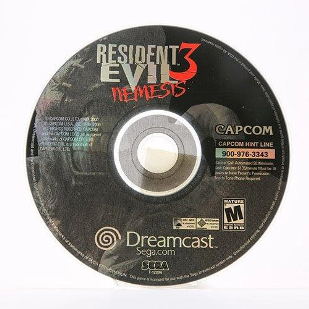 Resident Evil 3: Nemesis - Sega Dreamcast