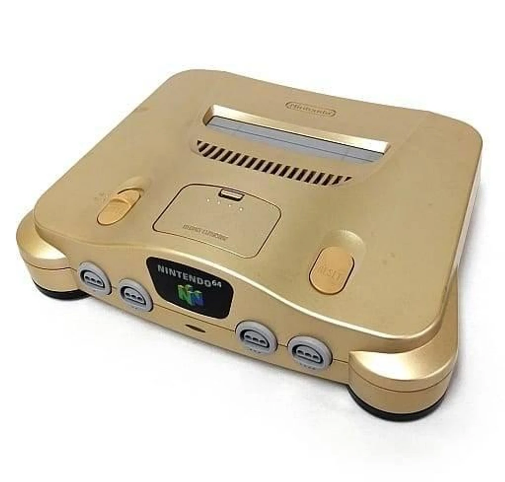 Nintendo 64 Console Gold