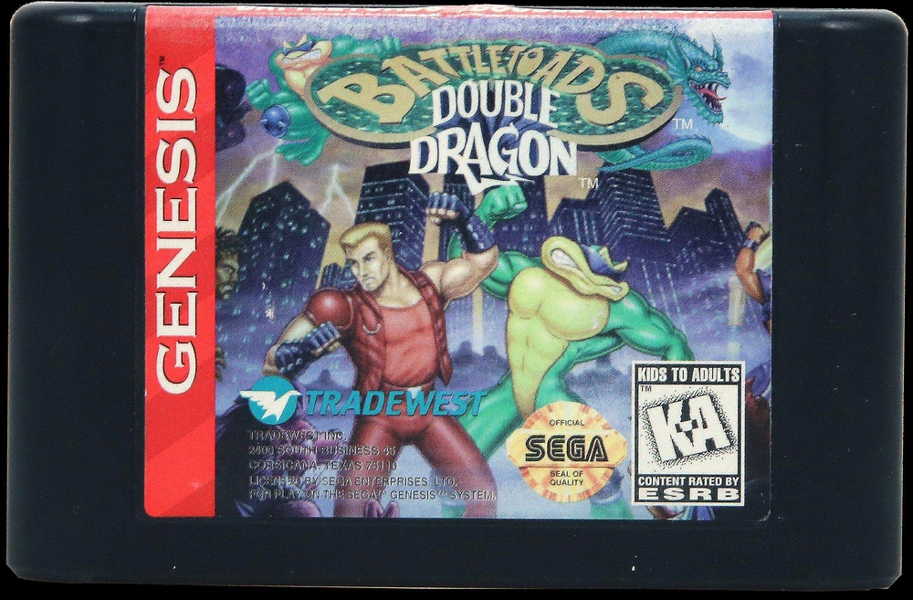 Battletoads and Double Dragon - Sega Genesis