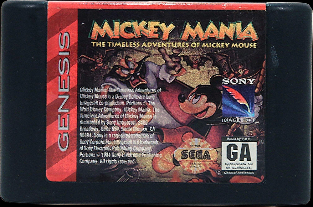 Mickey Mania: The Timeless Adventures of Mickey Mouse - Sega Genesis