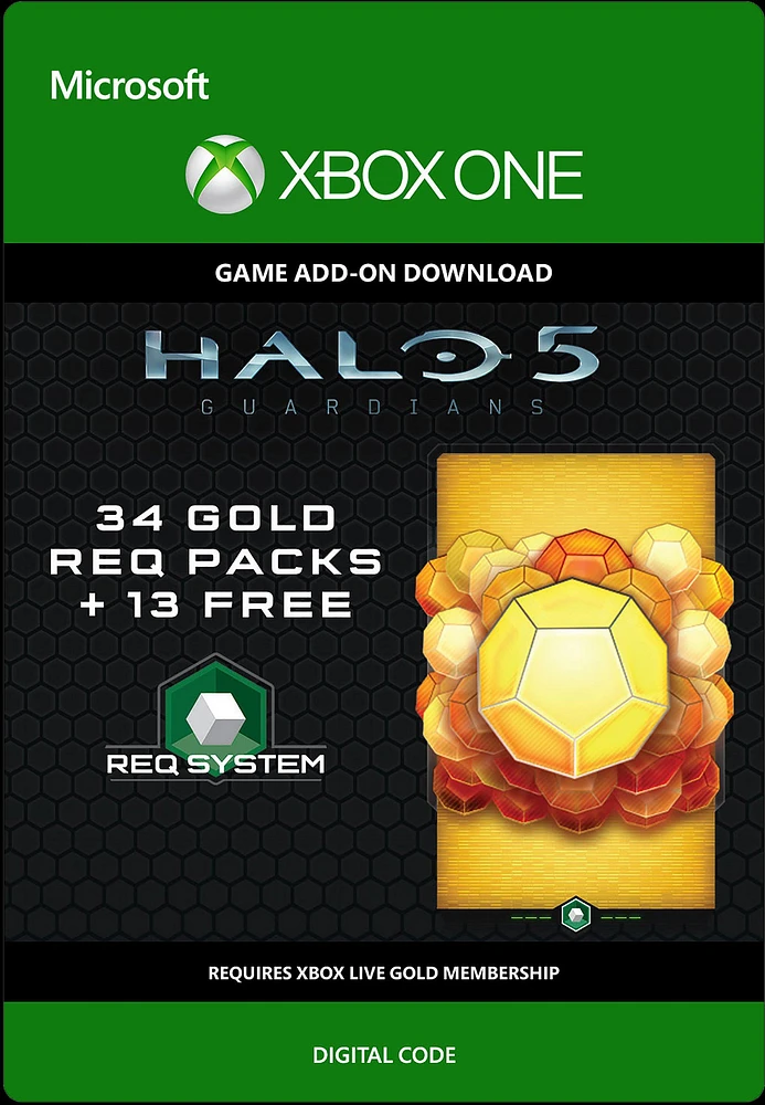 Halo 5: Guardians Gold REQ Packs DLC 34