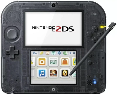 Nintendo 2DS Handheld Console - Crystal Black