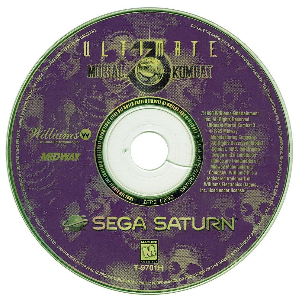 Ultimate Mortal Kombat 3 - Sega Saturn