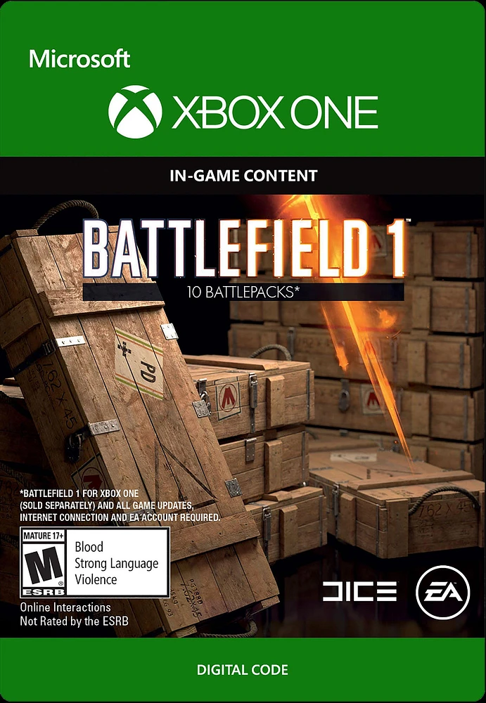 Battlefield 1 Battlepacks DLC