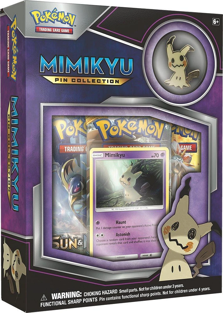 Pokemon Trading Card Game: Mimikyu Pin Collection