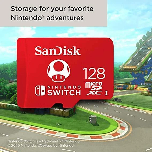 Gamestop Sandisk Microsdxc Card 128gb For Nintendo Switch Nintendo