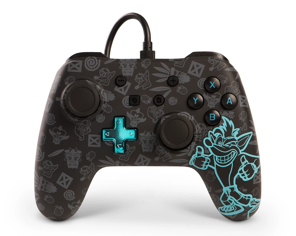 PowerA Crash Bandicoot Wired Controller for Nintendo Switch GameStop Exclusive