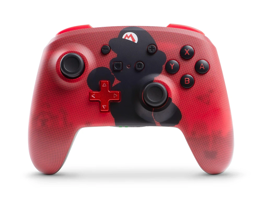 PowerA Enhanced Wireless Controller for Nintendo Switch Mario Silhouette