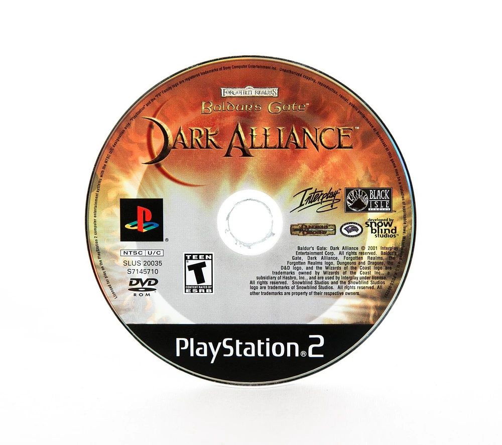 Baldur's Gate: Dark Alliance - PlayStation 2