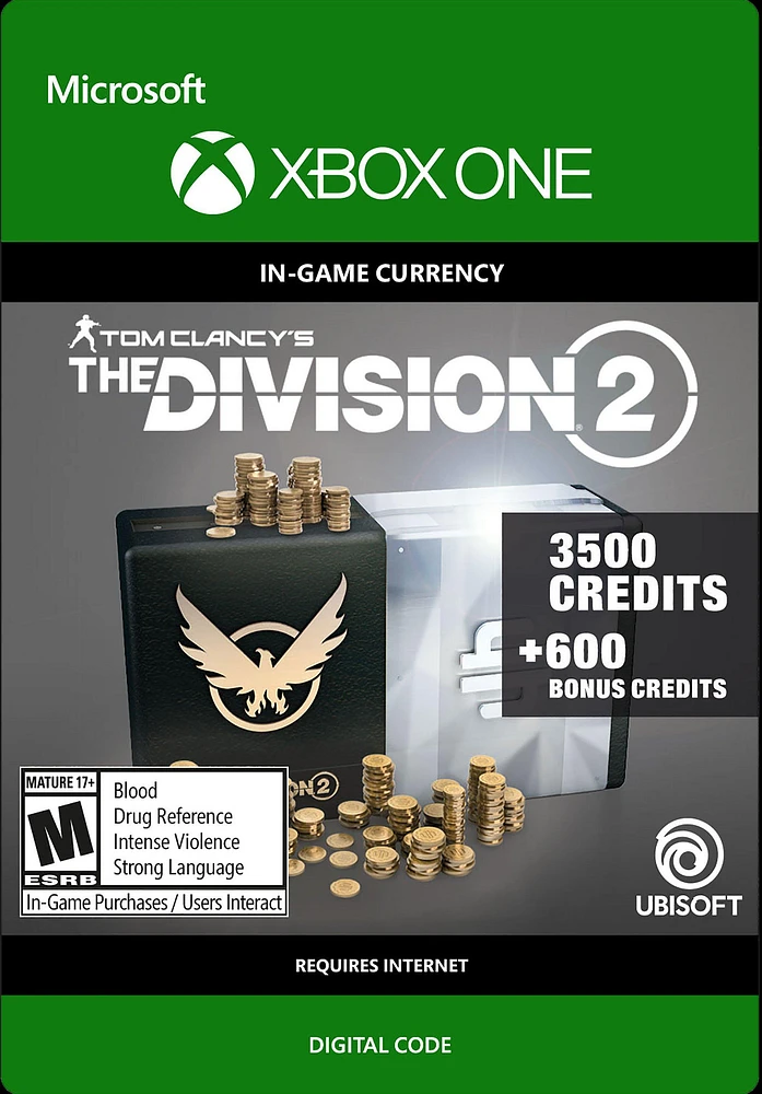 Tom Clancy's The Division 2 Credits 4,100 - Xbox One