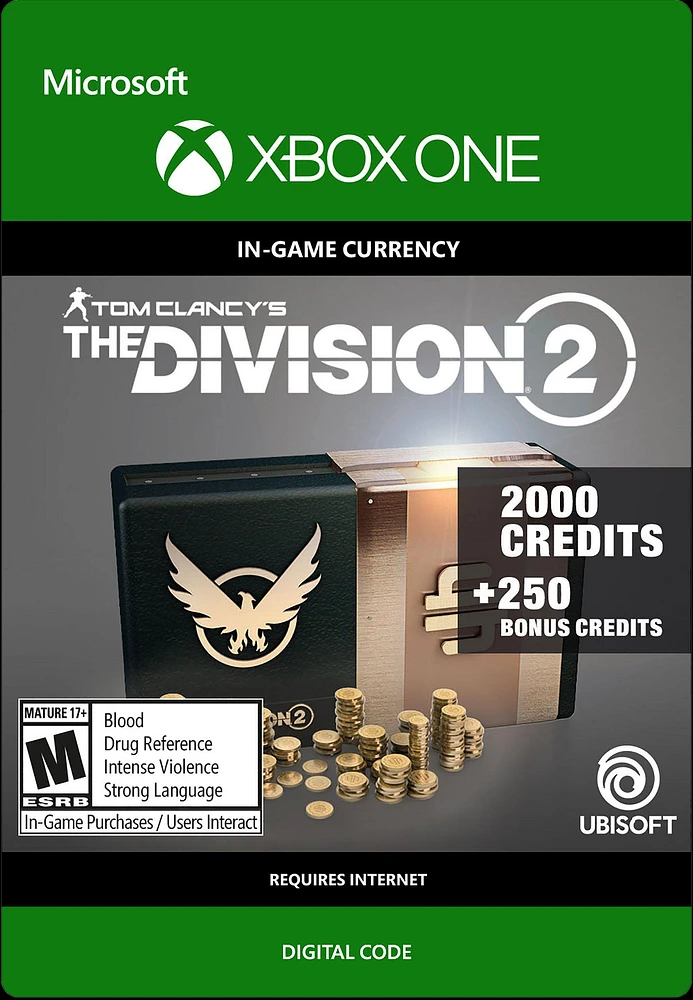 Tom Clancy's The Division 2 Credits 2,250 - Xbox One