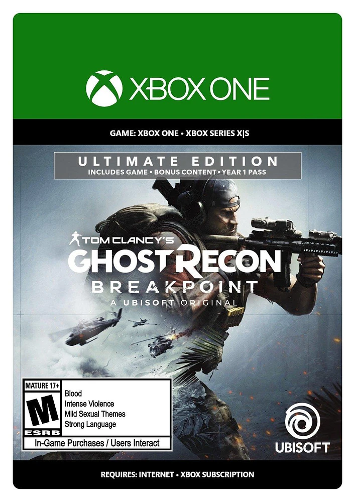 Tom Clancy's Ghost Recon Breakpoint Ultimate Edition - Xbox One