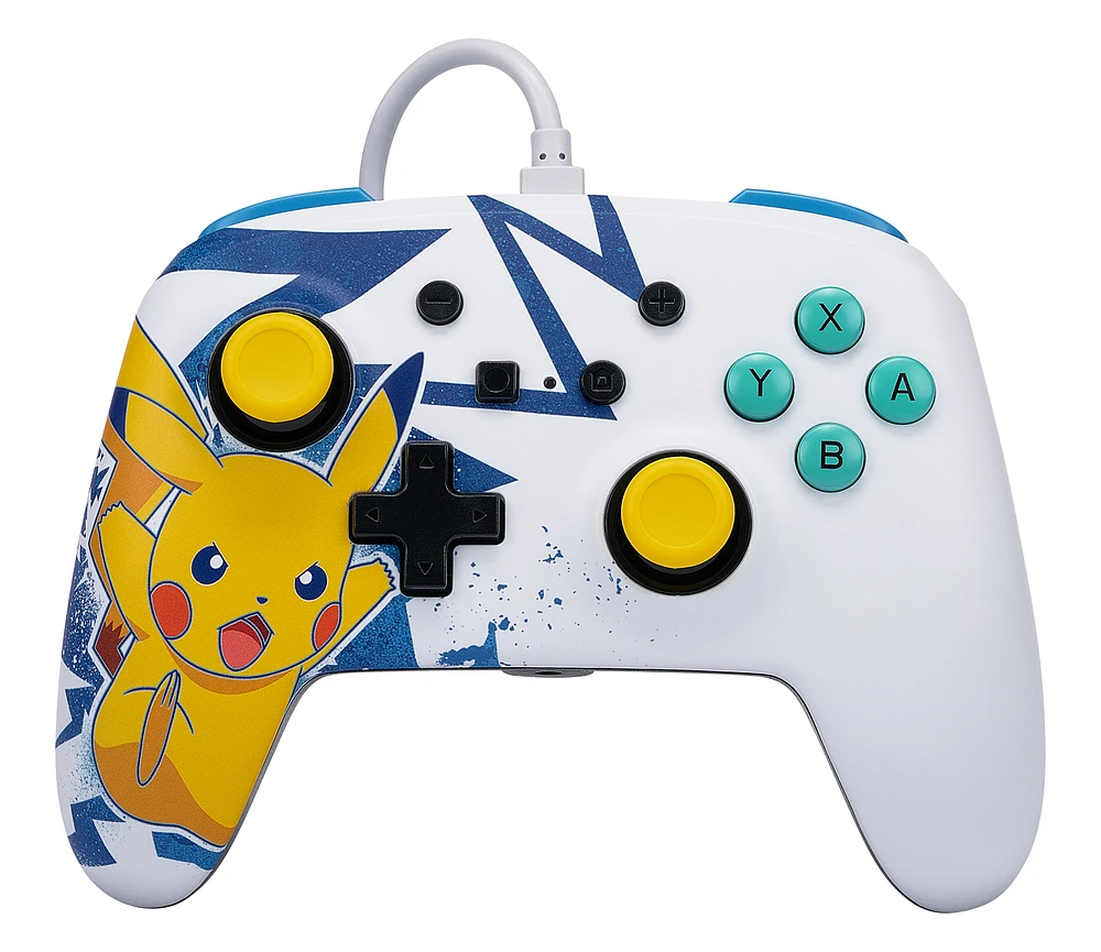 PowerA Enhanced Wired Controller for Nintendo Switch Pikachu Static