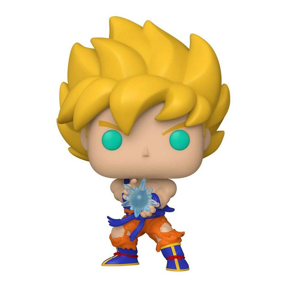 Funko POP! Animation: Dragon Ball Z Super Saiyan Goku with Kamehameha Wave 5.0-in Vinyl Figure
