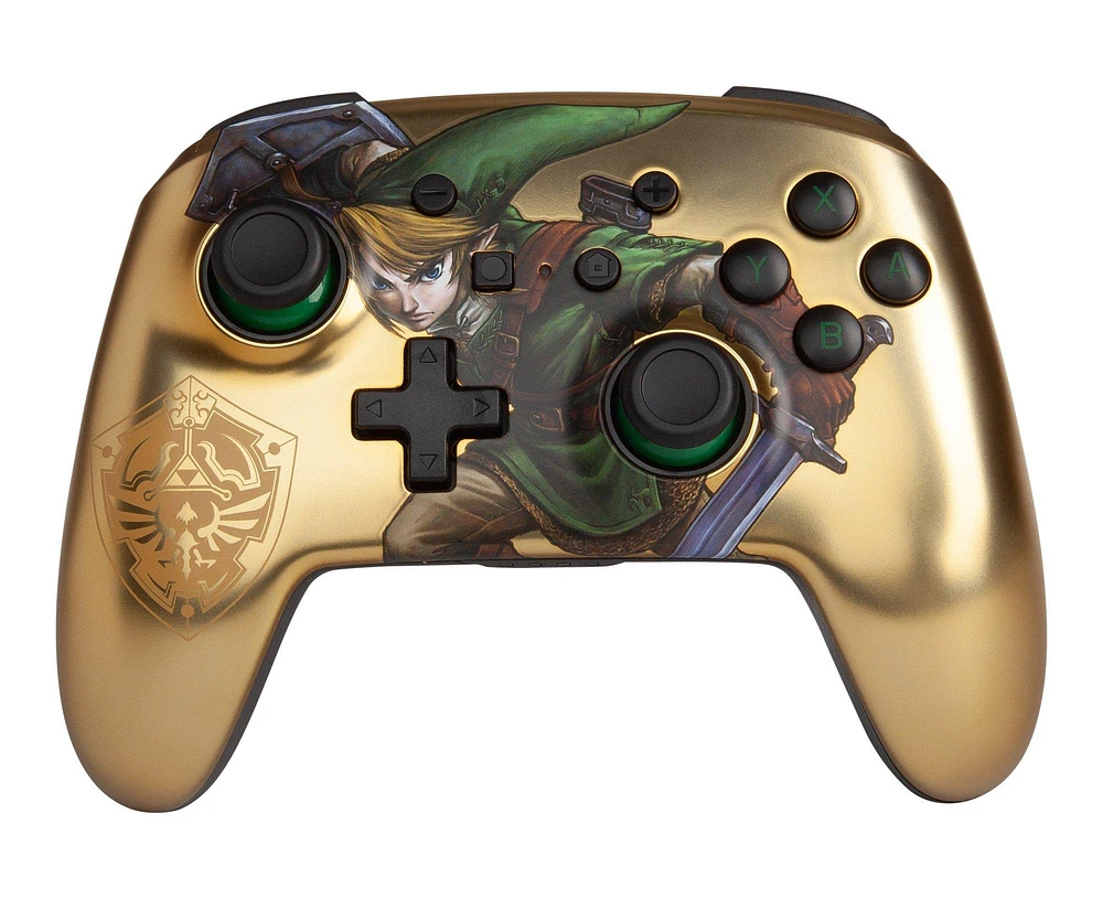 PowerA Enhanced Wireless Controller for Nintendo Switch Link Gold