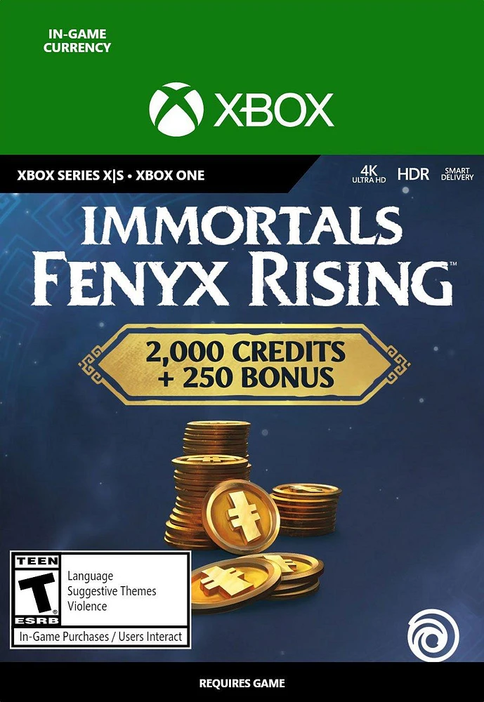 Immortals Fenyx Rising Credits 2,250 - Xbox One