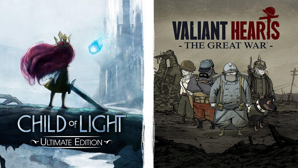 Child of Light Ultimate Edition and Valiant Hearts: The Great War Bundle - Nintendo Switch