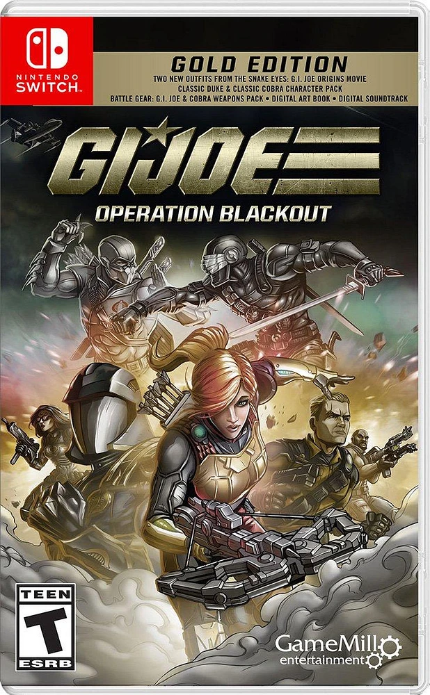 G.I. Joe Operation Blackout Gold Edition GameStop Exclusive - Nintendo Switch