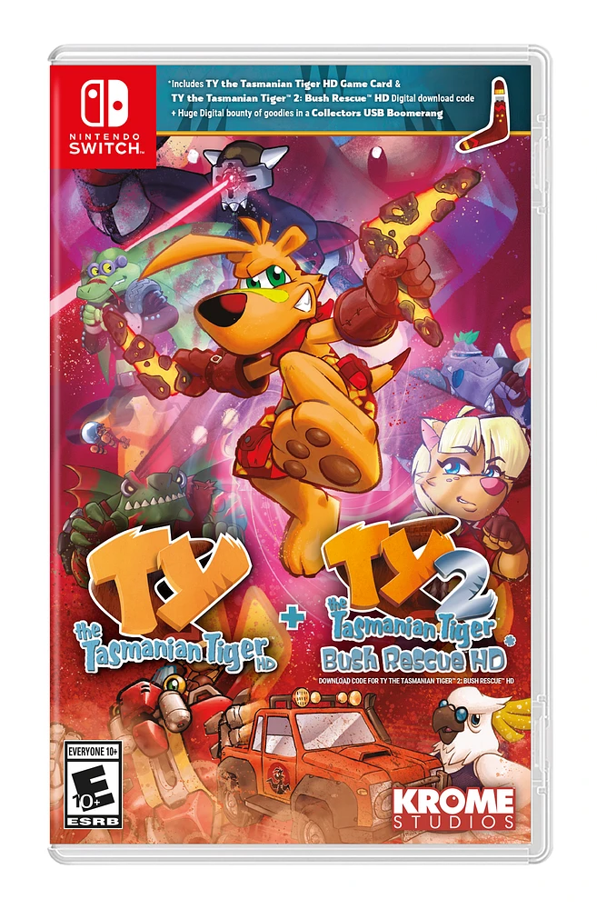 TY the Tasmanian Tiger HD and TY the Tasmanian Tiger 2: Bush Rescue HD Bundle