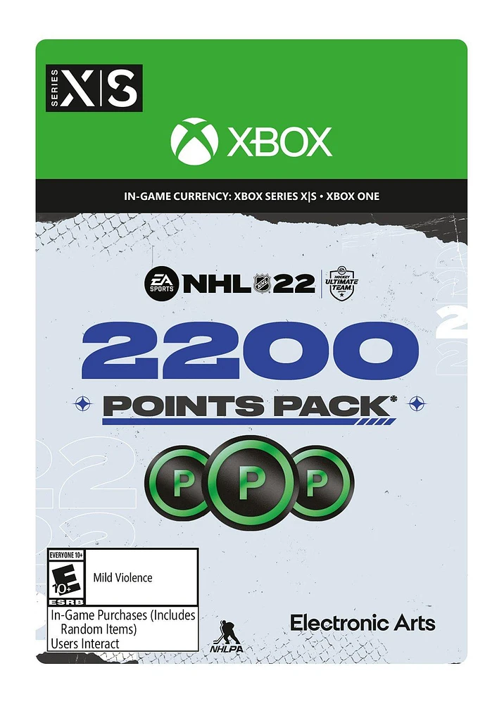 NHL 22 Points 2,200 - Xbox Series X