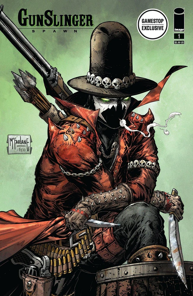 Gunslinger Spawn Comic Book #1 GameStop Exclusive
