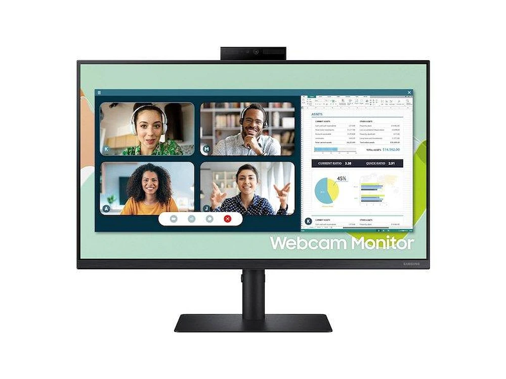 Samsung 24-in S40A FHD (1920x1080) 75Hz Webcam Monitor LS24A400VENXZA