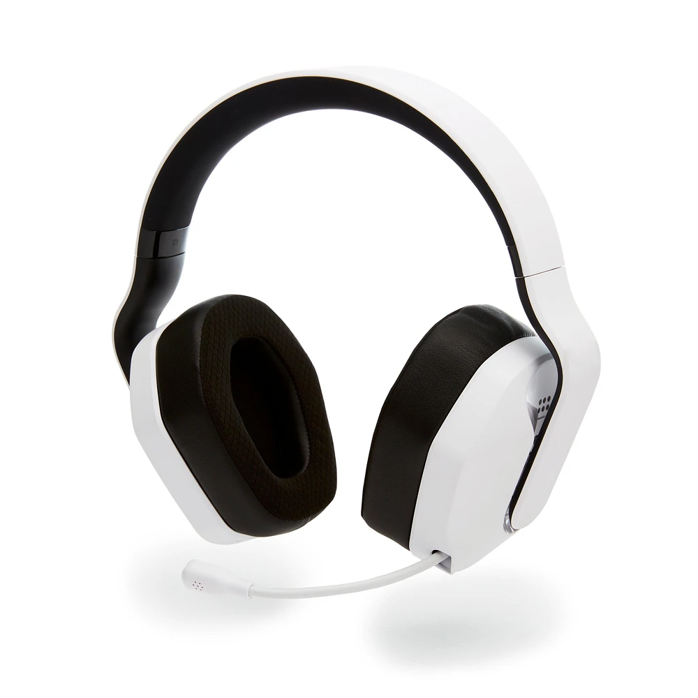 Atrix AX-1250 Wireless Gaming Headset for PS4/PS5/PC (Wired Compatibility with Xbox One/Xbox Series X/S) - White