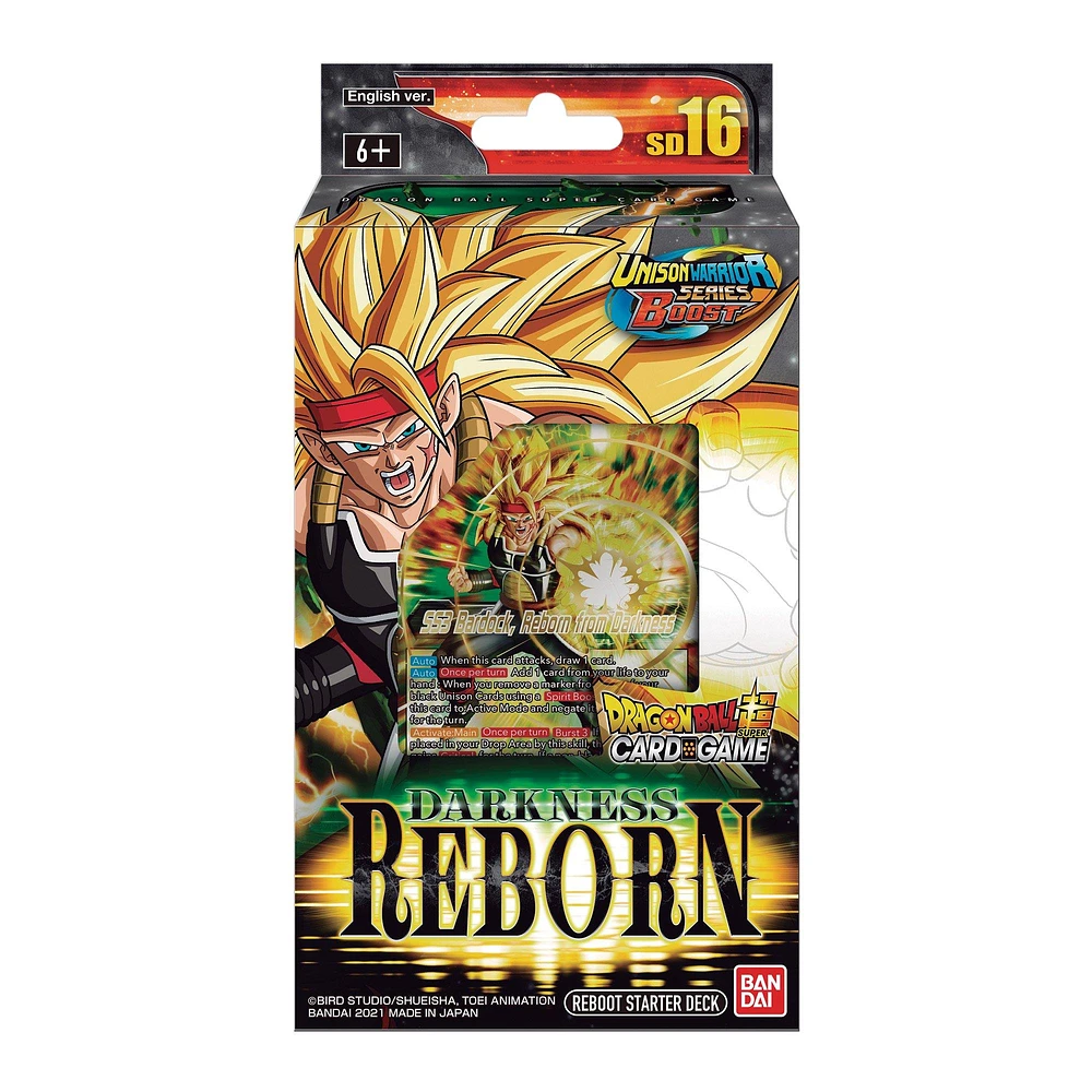 Dragon Ball Super Darkness Reborn Starter Deck 16 Trading Card Game