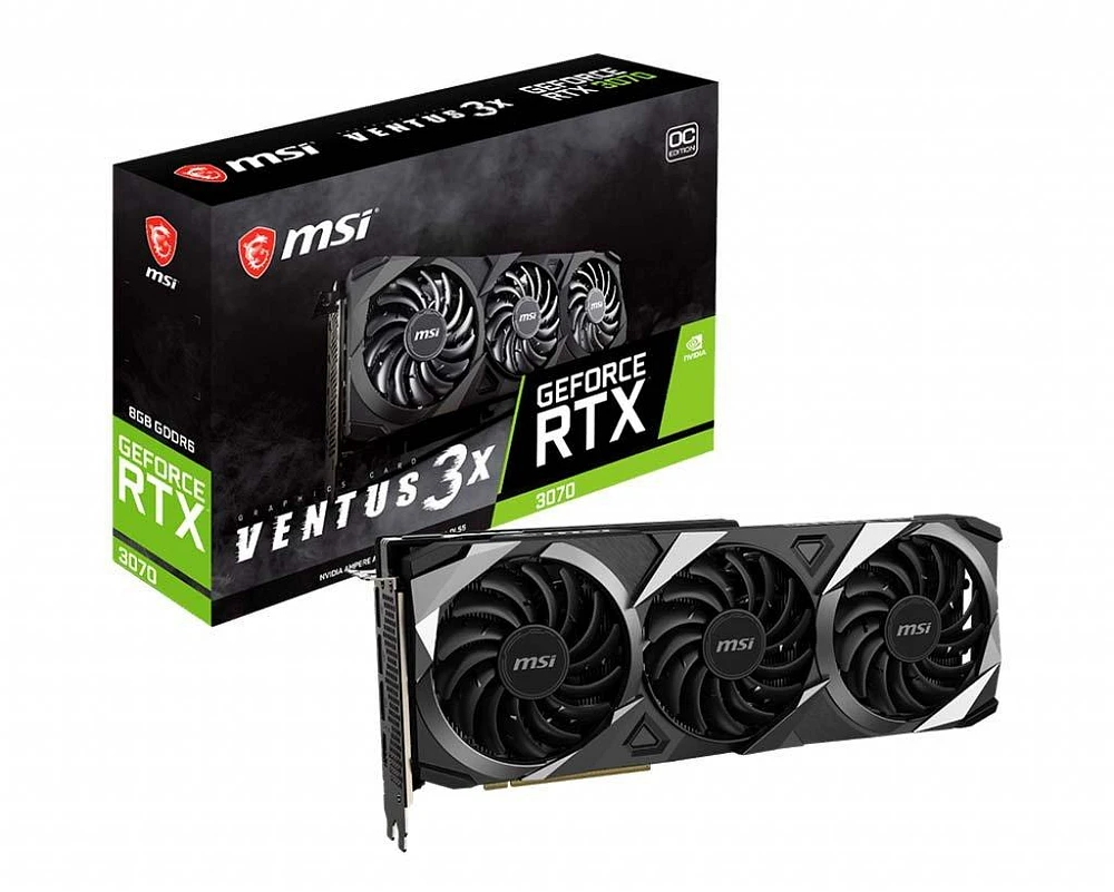MSI GeForce RTX 3070 VENTUS 3X LHR 8GB GDDR6 PCI 4.0 Graphics Card