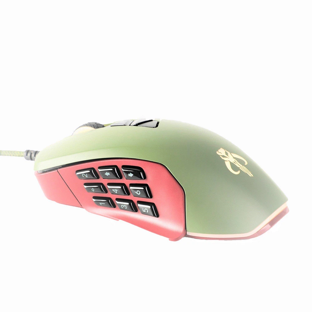 Geeknet Star Wars Boba Fett Wired MMO RGB Gaming Mouse GameStop Exclusive