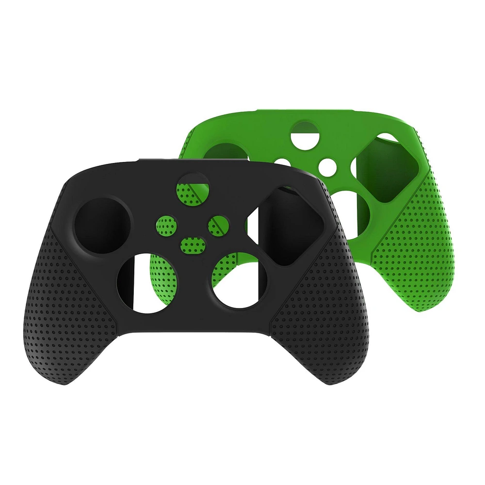 GameStop Controller Grip Sleeve for Xbox Series X/S - Black and Green