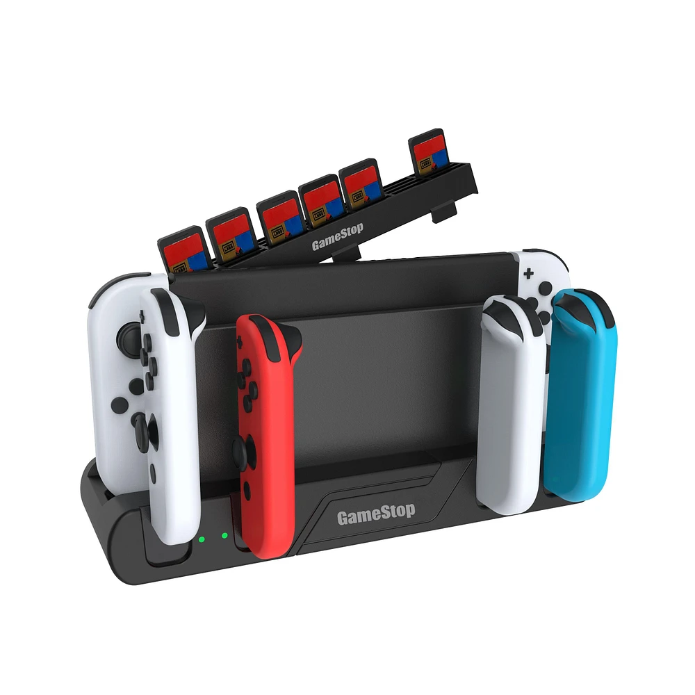 GameStop Nintendo Switch 6-in-1 Charging Dock and Game Deck