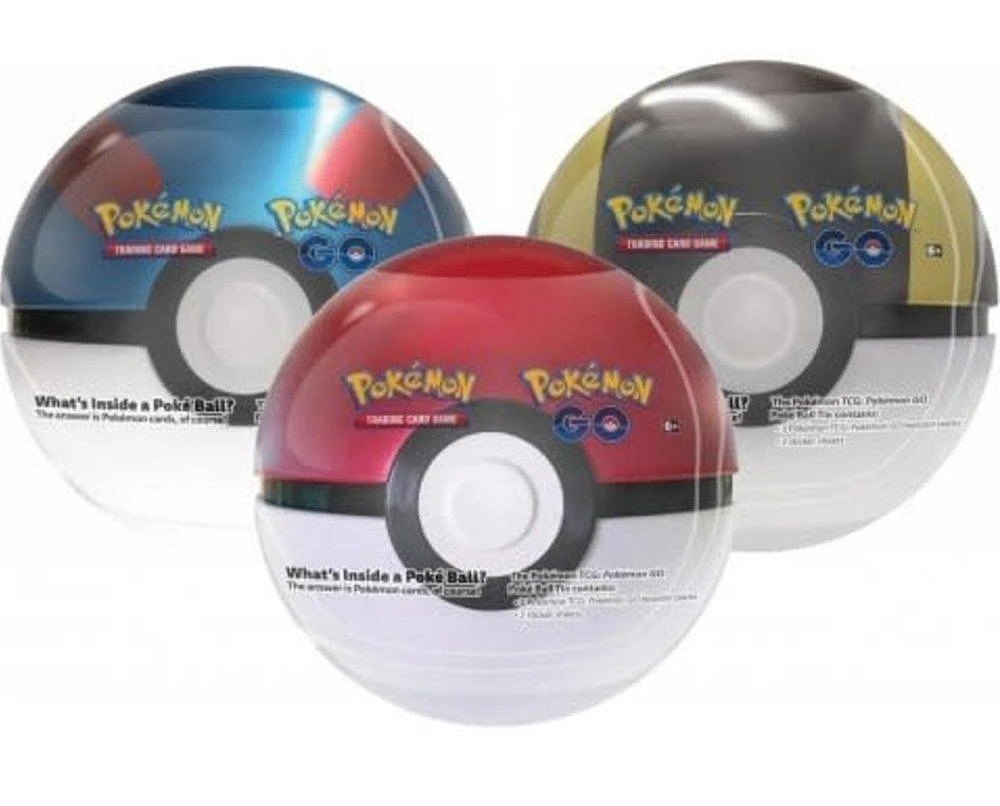 Pokemon GO! Trading Card Game Poke Ball Tin (Styles May Vary