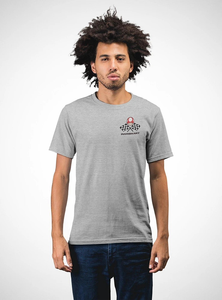 Mario Kart Grand Prix Short Sleeve Unisex Cotton T-Shirt GameStop Exclusive