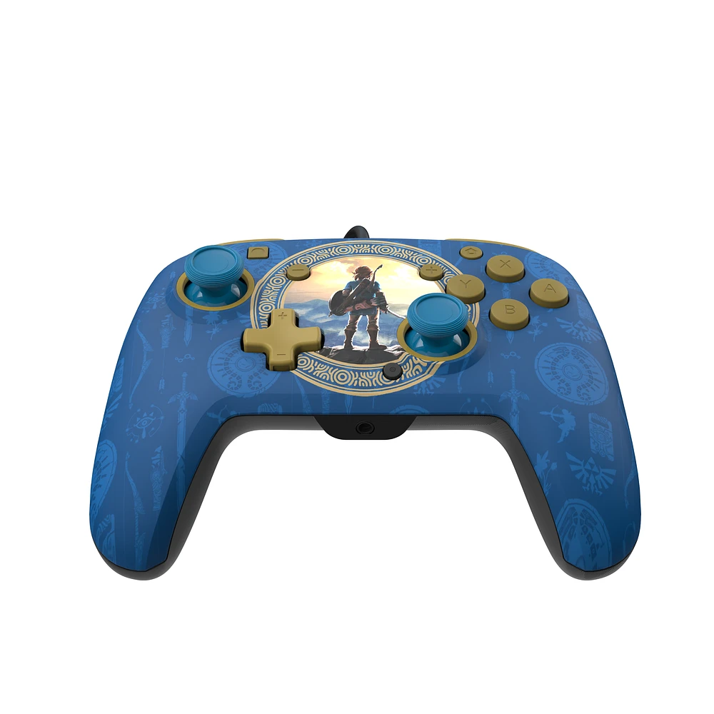 PDP REMATCH Wired Controller for Nintendo Switch - Hyrule Blue