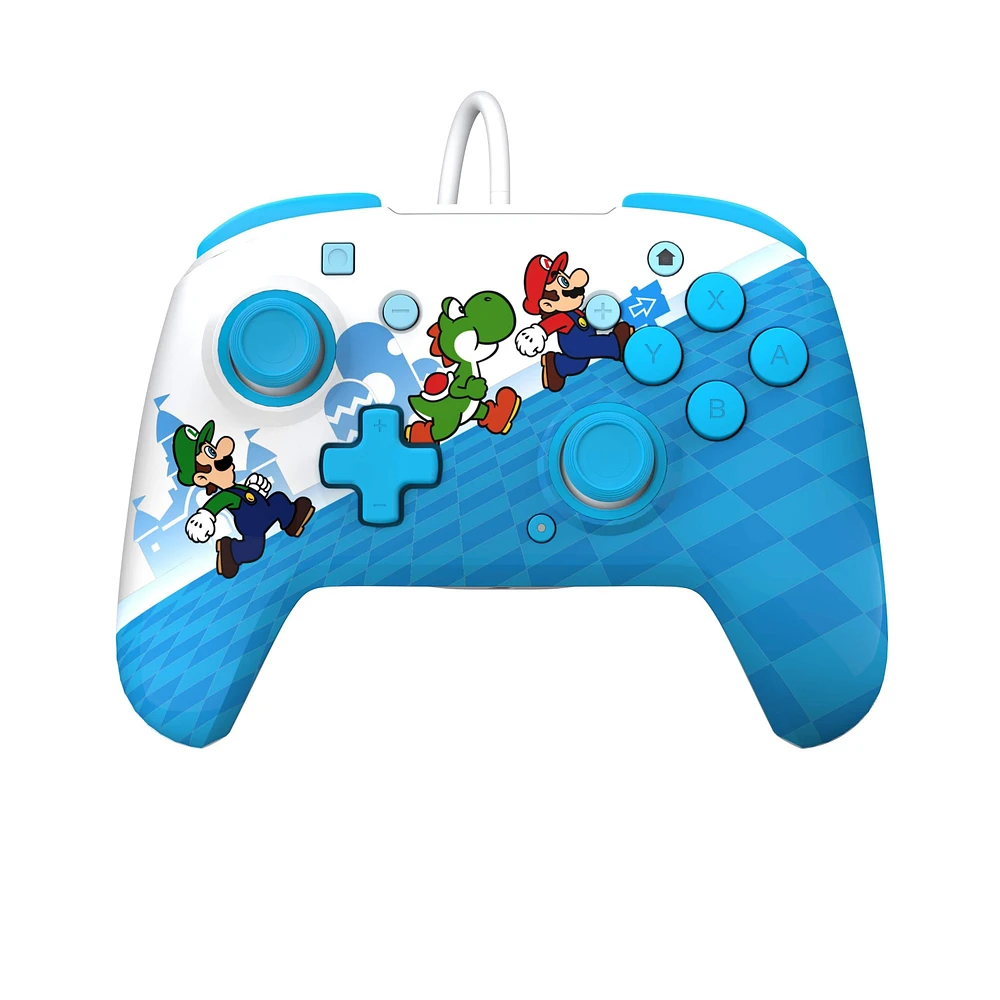 PDP REMATCH Wired Controller For Nintendo Switch, Nintendo Switch OLED - Mario Escape