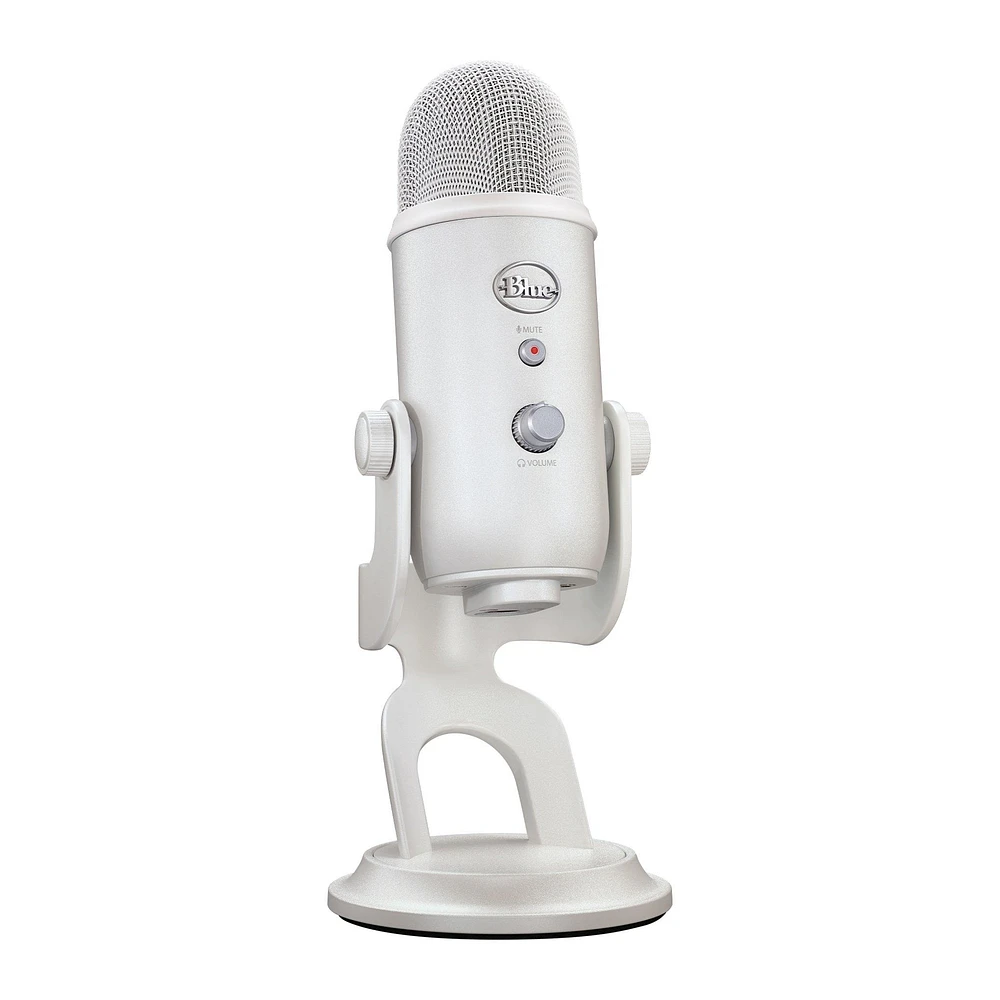 Blue Microphone Yeti Aurora Collection USB Microphone White Mist
