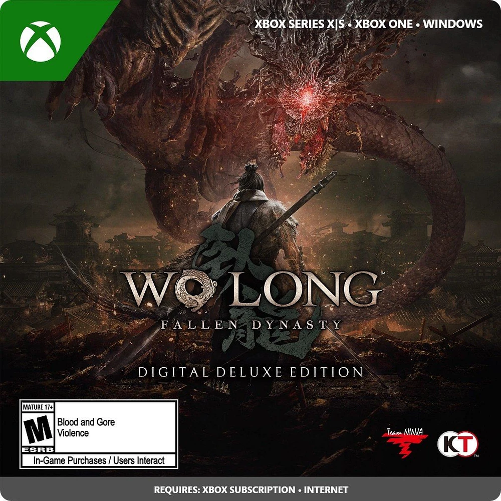 Wo Long: Fallen Dynasty Digital Deluxe Edition - Xbox Series X/S, Xbox One